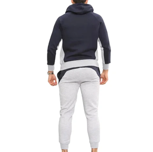 Venta caliente Sweat Suit 2 piezas personalizado Unisex Sport Jogging trajes lisos hombres al por mayor deporte personalizado Jogging Wear chándales conjunto - Product Image 2