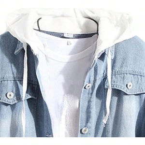 <b>Men</b> Denim Jeans / <b>Trucker</b> <b>Jacket</b> in Best Quality With Custom Colors and Custom Logo Made in Pakistan - Product Image 3