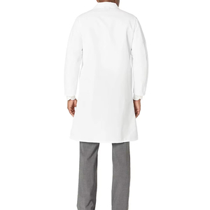 Batas de Laboratorio Blancas de Alta Calidad, Manga Larga, Uniformes Médicos OEM para Doctores, Uniformes de Enfermería para Personal Hospitalario - Product Image 3