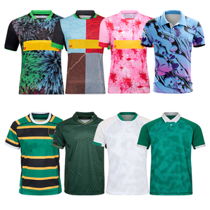 Maillot de rugby professionnel personnalisé de haute qualité pour hommes, respirant et grande taille pour les équipes, directement de l'usine OEM - Product Image 1