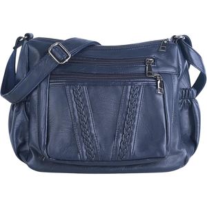 Women's PU Leather Shoulder Sling <b>Bag</b> Soft Finish <b>Multi</b> <b>Compartment</b> Travel Friendly Handbag - Product Image 4