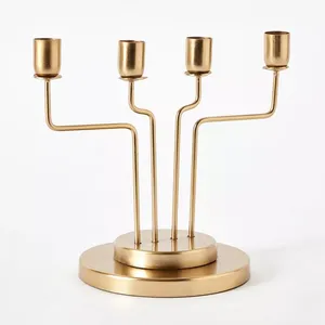 Candelabro de decoración de habitación hecho a mano de alta calidad, acento para el hogar, mejor precio, soporte de luz de vela de hierro - Product Image 3
