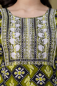 Robe d'été indienne en coton imprimé numérique à fleurs Robe de mariée Robe longue confortable - Product Image 5