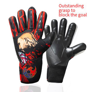 Gants de gardien de but professionnels antidérapants et résistants à l'usure, nouveau design avec PU respirant et caoutchouc de 4 mm d'épaisseur pour le sport - Product Image 4