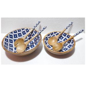 Customized Logo Acacia Wood <b>Salad</b> <b>Bowl</b> Set with <b>Servers</b> Good Price Shallow Wooden <b>Salad</b> Tools by ZAMZAM IMPEX - Product Image 5