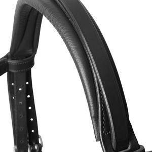 Bride anatomique Bande de sourcils incurvée BRIDLE SOFTY Beaucoup de couleurs Véritable Brun foncé Personnalisation PVC Western Horse Halter - Product Image 4