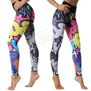 Leggings Deportivos Personalizados para Mujer con Estampado Gráfico por Sublimación, Cintura Alta, Elásticos en 4 Direcciones, Pantalones de Yoga, Mallas para Gimnasio, Fitness y Running - Product Image 1