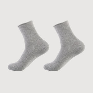Chaussettes Homme 100% Coton Fil d'Ecosse Noir/Marron Logo Haute Qualité Saison Printemps/Eté - Product Image 6