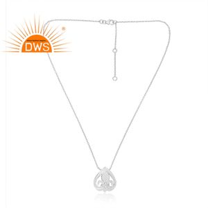 Collar con colgante de plata de ley 925 más vendido, joyería personalizada para mujer, regalo para su colección clásica - Product Image 1