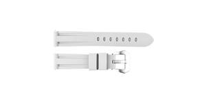 JD6082 Correa de Reloj Inteligente Deportiva Unisex Blanca, Impermeable y Duradera, de Silicona Suave y Ligera, con Logotipo Personalizado, Hebilla de Acero Inoxidable, 20-26 mm - Product Image 4