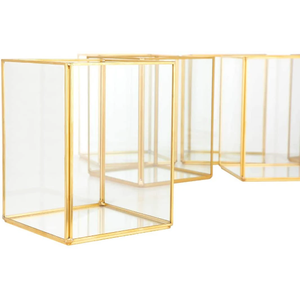 Juego de 6 Portavelas Geométricos Modernos de Hierro para Centro de Mesa de Boda - Product Image 3