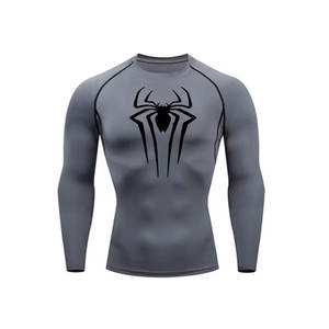 Vêtements d'entraînement ajustés pour améliorer les performances, rashguard pour hommes, vêtements d'entraînement flexibles, rashguard pour hommes de force - Product Image 4