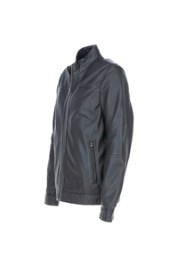 Veste de moto en cuir de vache pour homme, tendance de la rue, écologique, respirante, chaleur hivernale - Product Image 6