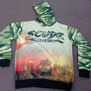 Sweat à capuche sport léger en molleton sublimé pour homme, respirant, séchage rapide, confortable, décontracté et tendance - Product Image 6