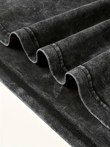 Fabricant direct 100% coton T-shirts pour hommes de qualité supérieure et durables pour une utilisation en extérieur Poids du tissu de 260 grammes - Product Image 4