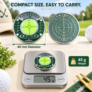 OEM Custom Golf Green Reader Bubble Level 40mm Double Sided Theme Design Putting Accessory for Golf Brands and Distributors - Product Image 4
