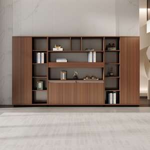 Modular Melamine Industrial Design Filing Cabinet <b>Office</b> Furniture Bookcase Matching CEO Desk for School Hospital Home <b>Office</b> St - Product Image 6