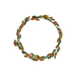 Wholesale Factory Direct Whitewashed Flower and Leafs Design <b>Wreath</b> For Spring Summer And All Seasons For Indoor and Outdoor - Product Image 6