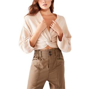 Free People Maglione Lungo da Donna 'Fall for You' Beige con Stampa Leopardata, Taglia M, Collezione Invernale - Product Image 4