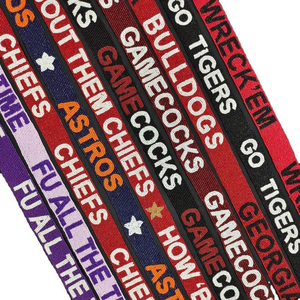 Accesorio de la Hermandad de Mujeres Universitarias con cuentas Correa de monedero Geaux tigres Día del juego Correa de monedero - Product Image 6