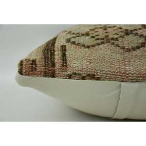 หมอนผ้าแคนธาขนสัตว์สีเบจ16x16นิ้วดีไซน์โบโฮแบบชนบทพร้อมลวดลายดอกไม้ปักวินเทจสำหรับโซฟาหรือใช้ในบ้าน - Product Image 4