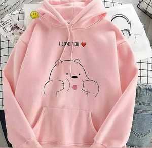 Sweat à capuche surdimensionné vintage 100 % coton, broderie personnalisée OEM, séchage rapide, coupe-vent, imprimé sur le devant, pour femme, style français - Product Image 6
