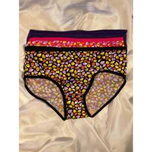 กางเกงชั้นในสตรีผ้าคอตตอนเนื้อนุ่มผสมและแพ็คคู่6ชิ้น - Product Image 3