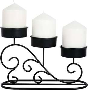 Venta al por mayor, precio de fábrica directo, decoración navideña para el hogar, candelabros antiguos, candelabro de Metal de latón cónico, dorado - Product Image 1