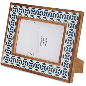 Cadre photo en résine artisanal avec incrustation d'impression artistique Peinture photo Décoration murale décorative - Product Image 2