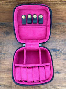 Nuevo estilo occidental hecho a mano metálico pelo en cuero de piel oculta cajas de joyería lindo viaje joyería esencial almacenamiento mínimo - Product Image 6