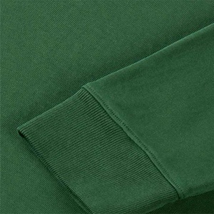 Sudaderas de punto con cuello redondo de algodón 100%, sudaderas con capucha de talla grande para hombre con forro polar de invierno de alta calidad - Product Image 4