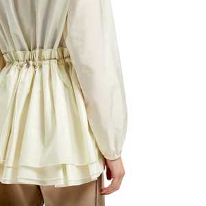 Veste matelassée unisexe personnalisée de haute qualité, en coton sergé respirant, style costume en toile avec fermeture à boutons et coutures apparentes - Product Image 3