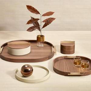 Plateau de service en bois de conception artisanale pure, pièce unique, avec la plus grande qualité et matériaux de première qualité à des prix très avantageux - Product Image 6