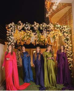 คงความสวยงามด้วยคอลเลกชันผ้าซาตินส่าหรีใหม่ของเราจาก fabzone - Product Image 5