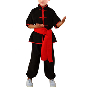 Ropa de Kung Fu para Niños, Uniformes Tradicionales de Tai Chi para Niños y Niñas, Traje Tang de Manga Corta de Artes Marciales Chinas, Servicio OEM - Product Image 2