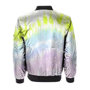 High Quality Custom Made Sublimation Varsity <b>Jackets</b> for <b>Men</b> with OEM Service Canvas Fabric Stand Collar <b>Letter</b> Pattern - Product Image 6