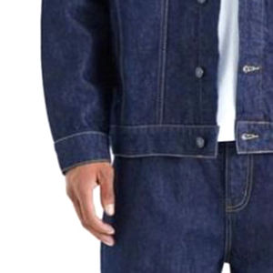 Ensemble de jeans décontractés respirants sur mesure pour hommes, veste en jean vintage de haute qualité, pantalon, tenue de jogging - Product Image 3