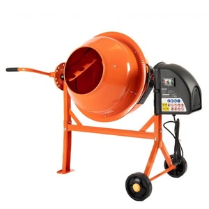 Mezcladora de Concreto Portátil con Ruedas, Máquina Mezcladora de Cemento para Obras de Construcción - Product Image 1