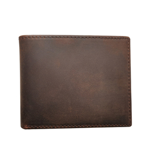 Cartera Minimalista Delgada con Bloqueo RFID, Cartera de Cuero Genuino Crazy Horse para Hombre, Gran Venta - Product Image 3