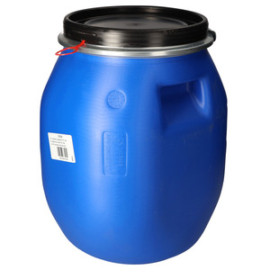 Barile con coperchio in plastica, quadrato, blu, 30 litri - Product Image 5