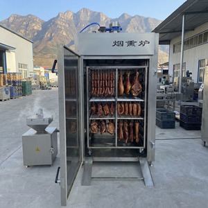 Forno Industriale per Affumicatura Alimentare per Prosciutto, Salsiccia, Pollame e Pesce con Sistema di Riscaldamento Automatico e Controllo Preciso del Fumo - Product Image 3