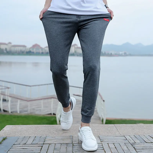 Pantalon long décontracté pour homme tendance automne, pantalon ample en laine peignée, yoga, plage, respirant, doublure en polaire écologique - Product Image 4