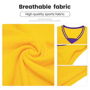 ชุดเครื่องแบบบาสเกตบอล100% โพลีเอสเตอร์สีน้ำเงินสำหรับผู้ชายประกอบด้วยกางเกงขาสั้นเสื้อเจอร์ซี่ชุดบาสเก็ตบอลแบบพรีเมี่ยมสำหรับทีม - Product Image 6