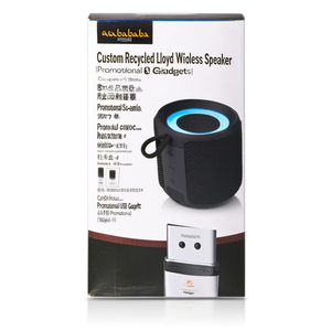 Altoparlante Wireless Lloyd Personalizzato in Materiale Riciclato, Gadget USB Promozionale - Product Image 3