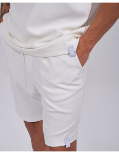 Ensemble d'entraînement d'été pour hommes, t-shirt et short de style décontracté écologique, survêtement à motif uni pour l'entraînement - Product Image 4