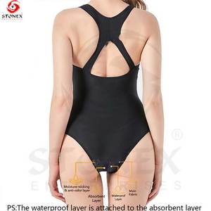 Traje de baño con cuello en V y cremallera con logotipo personalizado, Tankinis triangulares con corte alto, Bikini, traje de baño para mujer, traje de baño de una pieza para adultos - Product Image 5