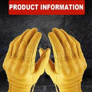 ถุงมือมอเตอร์ไซด์ถุงมือมอเตอร์ไซด์ถุงมือหนังใส่สบาย - Product Image 6