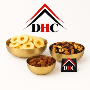 Bol de service en métal noir de forme ronde parfait pour présenter des chocolats, des bonbons et de la vaisselle élégante - Product Image 5