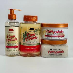 Skin Glow Tree Huts - Gel de Ducha Antienvejecimiento Ecológico con Vitamina E, Aceite de Árbol de Té, Leche y Manteca de Karité, 532 ml - Suministro al por Mayor para Spa/Comercio Minorista - Product Image 1