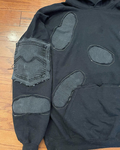 OEM fabricación desgastada sudaderas con capucha hombres personalizado de alta calidad de algodón de los hombres de gran tamaño 420 GSM piedra lavada Heavy Duty Hoodie - Product Image 5